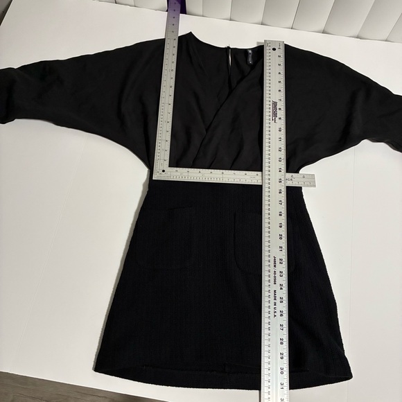 Zara Black oversized dress, mini dress - Picture 7 of 7
